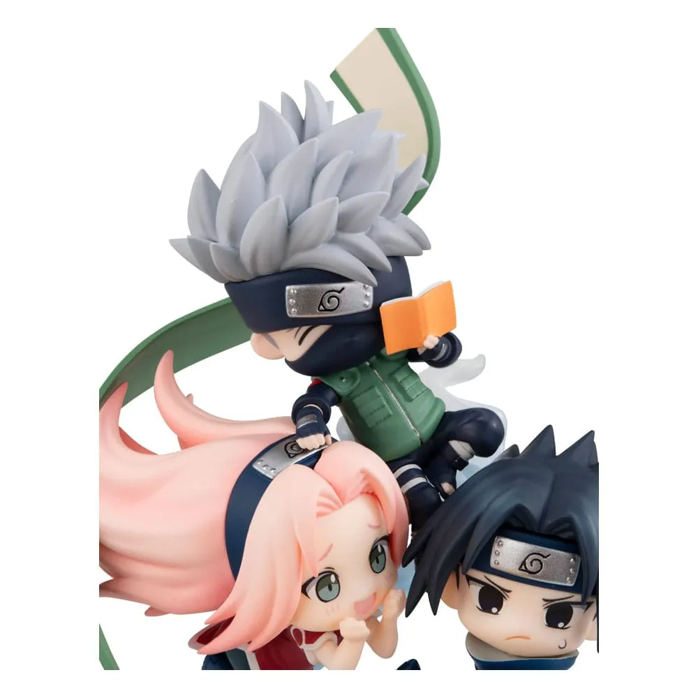 Naruto Shippuden FigUnity PVC Mini Statue Gather here  Team 7 13 cm